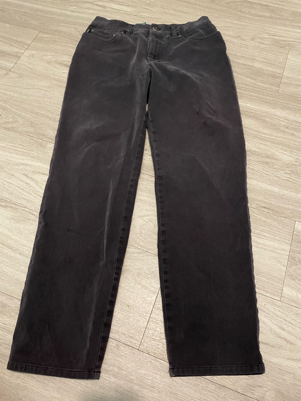 Ralph Lauren Women's Black Straight-Leg Jeans